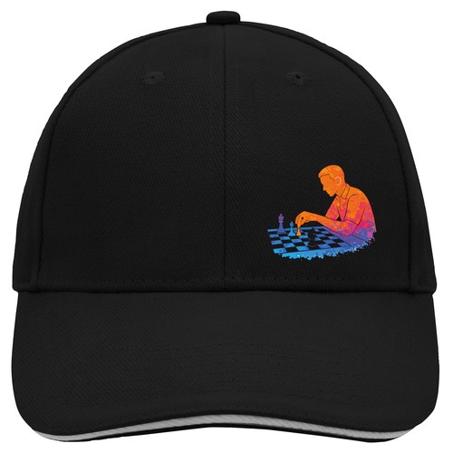 Kappe schach bunte silhouette - schach,